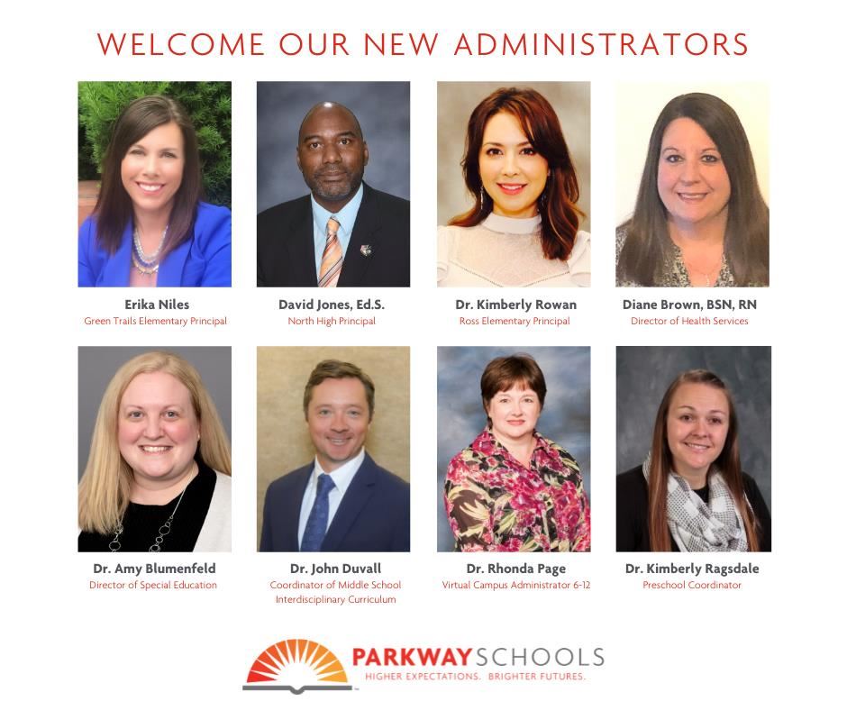 Photos of new administrators